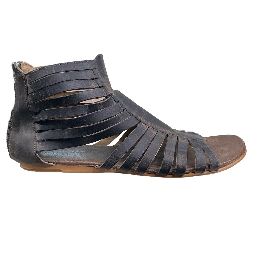 ROAN X Bed Stu Women’s Pearl Brown Leather Gladiator Sandal Size US 8.5